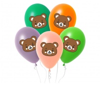 Balony Miś, 12", 5 szt.