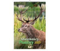 KALENDARZ ŚCIENNY A3 MIESZKAŃCY PUSZCZY 2027