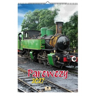 KALENDARZ ŚCIENNY A3 PAROWOZY 2027, Ścienne, Kalendarze
