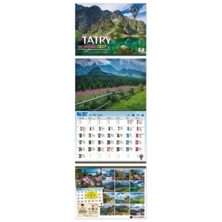 KALENDARZ ALBUMOWY TATRY PO ZB&Oacute;JU 2027, Ścienne, Kalendarze