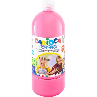 FARBA CARIOCA TEMPERA 1000ml R&Oacute;ŻOWA -!-, Farby, Plastyka