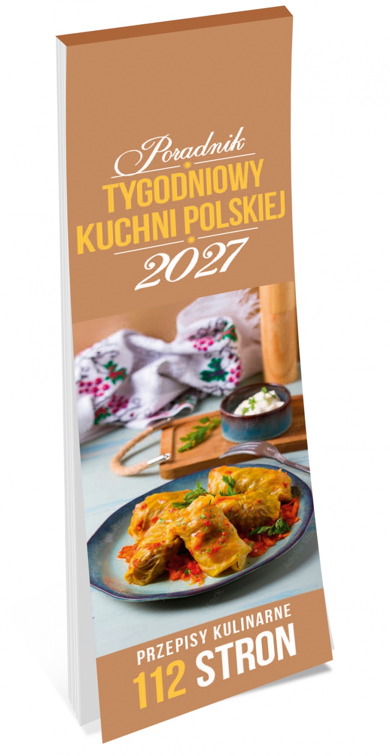 KALENDARZ PORADNIK TYGODNIOWY KUCHNI POLSKIEJ 2027, Ścienne, Kalendarze