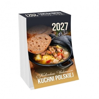 KALENDARZ ZDZIERAK VADEMECUM KUCHNI POLSKIEJ 2027, Ścienne, Kalendarze