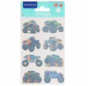 TATUAZ MONSTER TRUCK 100X190 S-BOO PBH 1/