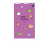 Kalendarz ścienny 2027 planner rodzinny 25x43cm., Ścienne, Kalendarze