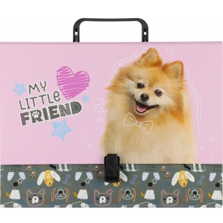 TECZKA Z RĄCZKĄ A4 XL MLF SWEET POMERANIAN mkmp, Teczki przestrzenne, Organizacja dokument&oacute;w