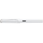 Pi&oacute;ro wieczne LAMY Safari 0B1 All White, 6 kolorowych pierścieni, stal&oacute;wka EF, białe, Pi&oacute;ra, Artykuły do pisania i korygowania