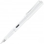 Pi&oacute;ro wieczne LAMY Safari 0B1 All White, 6 kolorowych pierścieni, stal&oacute;wka F, białe, Pi&oacute;ra, Artykuły do pisania i korygowania