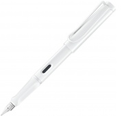 Pi&oacute;ro wieczne LAMY Safari 0B1 All White, 6 kolorowych pierścieni, stal&oacute;wka M, białe, Pi&oacute;ra, Artykuły do pisania i korygowania