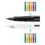 Pi&oacute;ro wieczne LAMY Safari 0B1 All White, 6 kolorowych pierścieni, stal&oacute;wka M, białe, Pi&oacute;ra, Artykuły do pisania i korygowania