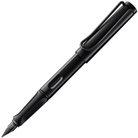 Pi&oacute;ro wieczne LAMY Safari 0B2 All Black, 6 kolorowych pierścieni, stal&oacute;wka F, czarne, Pi&oacute;ra, Artykuły do pisania i korygowania