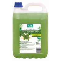 Mydło w płynie ABE, 5l, zielona herbata z limonką