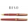 Pióro wieczne Platinum BISO Flame Red M, w pudełku, czerwone