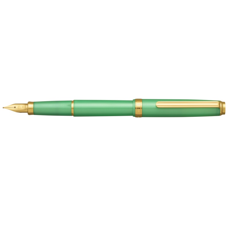 Pi&oacute;ro wieczne Platinum BISO Mint Green F, zielone, Pi&oacute;ra, Artykuły do pisania i korygowania