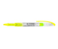 Zakreślacz Q-CONNECT, 1&ndash;4mm, ż&oacute;łty, Textmarkery, Artykuły do pisania i korygowania
