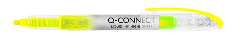 Zakreślacz Q-CONNECT, 1&ndash;4mm, ż&oacute;łty, Textmarkery, Artykuły do pisania i korygowania