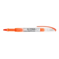Zakreślacz Q-CONNECT, 1&ndash;4mm, pomarańczowy, Textmarkery, Artykuły do pisania i korygowania