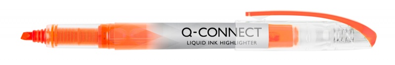 Zakreślacz Q-CONNECT, 1&ndash;4mm, pomarańczowy, Textmarkery, Artykuły do pisania i korygowania