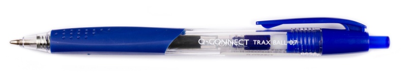 Długopis automatyczny Q-CONNECT Trax, 0,7mm, niebieski, Długopisy, Artykuły do pisania i korygowania