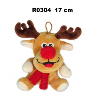 RENIFER Z SZALIKIEM 7"* 155252, Maskotki, Zabawki