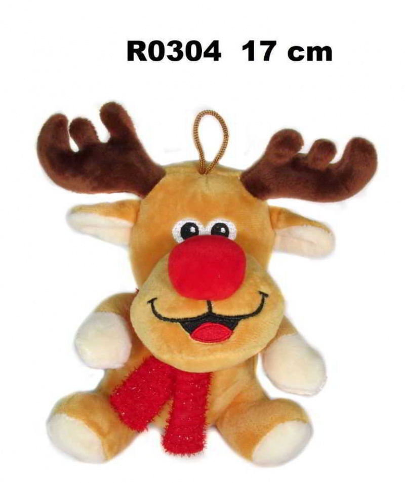 RENIFER Z SZALIKIEM 7"* 155252, Maskotki, Zabawki