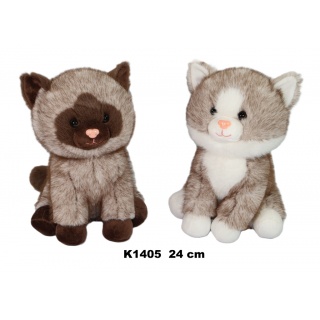 KOT 2 KOL 24 CM 76318, Maskotki, Zabawki