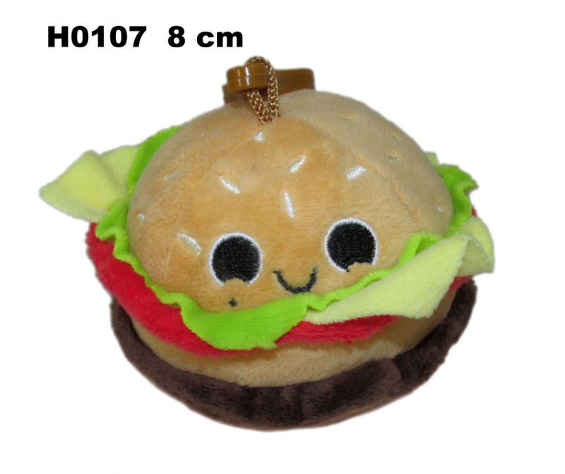 HAMBURGER BRELOK 8 CM 171085, Maskotki, Zabawki