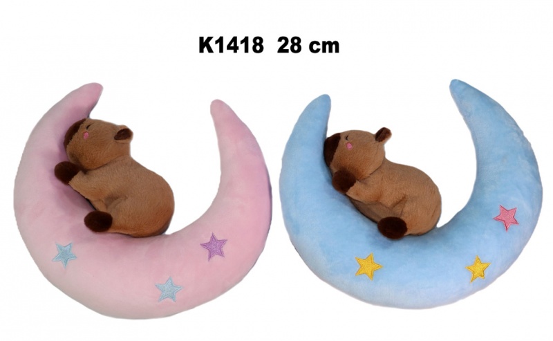 KAPIBARA Z KSIĘŻYCEM 28 CM 177476, Maskotki, Zabawki