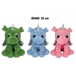 DINO 3 KOL 25CM 7711, Maskotki, Zabawki