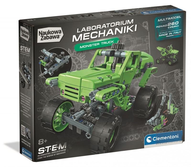 LABORATORIUM MECHANIKI - MONSTER TRUCK, Kreatywne, Zabawki