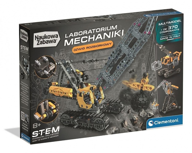 LABORATORIUM MECHANIKI - DŹWIG ROZBI&Oacute;RKOWY, Kreatywne, Zabawki