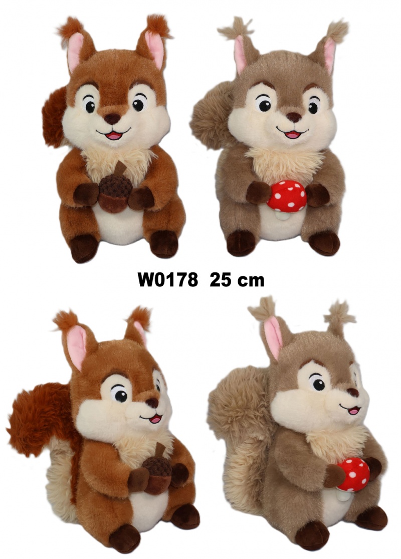 WIEWIORKA 2 ASST 25 CM 77780, Maskotki, Zabawki