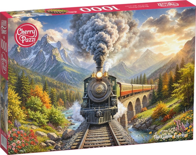PUZZLE 1000 CHERRYPAZZI THE GOLDEN EXPRESS 31780, 1000 element&oacute;w, Puzzle