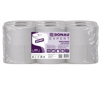 Recycled Jumbo toilet paper DONAU EXPERT, 1-ply, 120 m, 12 pcs., grey, Toilet Rolls and Dispensers, Cleaning & Janitorial Supplies and Dispensers