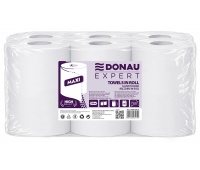 Ręcznik w roli makulaturowy DONAU EXPERT Maxi, 2-warstwowy, 120m, 6szt., biały, Ręczniki papierowe i dozowniki, Artykuły higieniczne i dozowniki