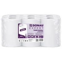 Ręcznik w roli makulaturowy DONAU EXPERT Maxi, 2-warstwowy, 120m, 6szt., biały, Ręczniki papierowe i dozowniki, Artykuły higieniczne i dozowniki