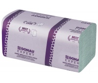 Economy recycled Z-fold paper towels DONAU EXPERT, 1-ply, 4,000 sheets, 20 packs, green, Paper Towels and Dispensers, Cleaning & Janitorial Supplies and Dispensers