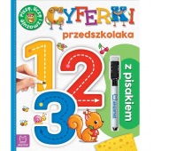 1, 2, 3. Cyferki przedszkolaka z pisakiem., Edukacyjne, Książeczki