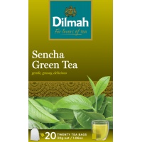 Herbata DILMAH, zielona, Sencha, 20 torebek, Herbaty, Artykuły spożywcze
