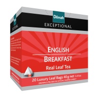 Herbata DILMAH, czarna, English Breakfast, piramidki, 20 torebek, Herbaty, Artykuły spożywcze