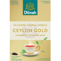 Herbata liściasta DILMAH, czarna, Ceylon Gold, 250g, Herbaty, Artykuły spożywcze