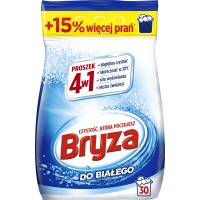 Proszek do prania białych tkanin BRYZA 4w1, 30 prań, 1,95kg