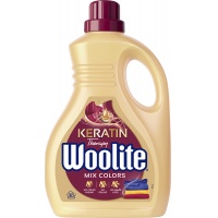 Płyn do prania kolorowych tkanin WOOLITE z keratyną, 30 prań, 1,8l