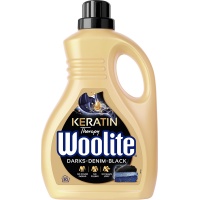 Płyn do prania czarnych i jeansowych tkanin WOOLITE z keratyną, 30 prań, 1,8l