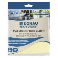 Ścierka PVA z mikrofibry DONAU PROFESSIONAL, 30 &times; 30cm, 1 szt., ż&oacute;łta