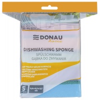 Gąbka do zmywania DONAU HOME Maxi, 5 szt., mix kolor&oacute;w