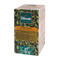 Herbata DILMAH, czarna, imbir z miodem, 25 kopert, Herbaty, Artykuły spożywcze