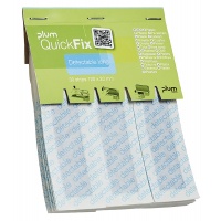 Plastry wykrywalne PLUM QuickFix Long, wkład, 30 szt., niebieskie, Apteczki, Ochrona indywidualna