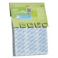 Plastry wykrywalne X-Ray PLUM QuickFix Long, wkład, 30 szt., niebieskie, Apteczki, Ochrona indywidualna