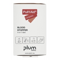 Zestaw opatrunkowy 4w1 Mini PLUM Pull1Aid Blood Stopper, wkład, Apteczki, Ochrona indywidualna